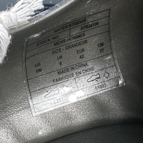 Sperry Water Strider Clog Mens 9 Olive Green Camo Water Sandal Quick Dry Day - Picture 7 of 9